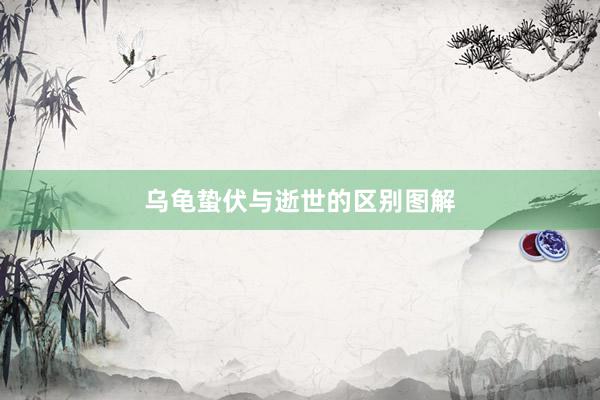 乌龟蛰伏与逝世的区别图解